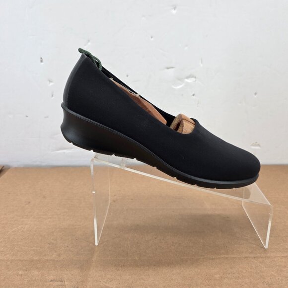 ECCO Women's Textile Stretch Slip-On Womens Wedge felicia Sz 10-10.5 - Picture 1 of 15